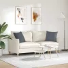 Kanapé párnák 2 pcs Sötétszürke 45 x 45 cm Bársonyos szövet