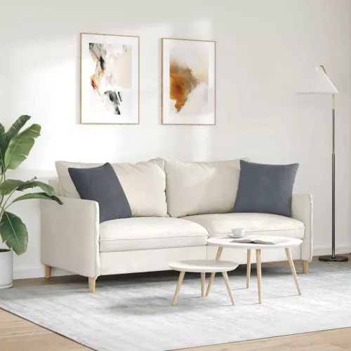 Kanapé párnák 2 pcs Sötétszürke 45 x 45 cm Bársonyos szövet