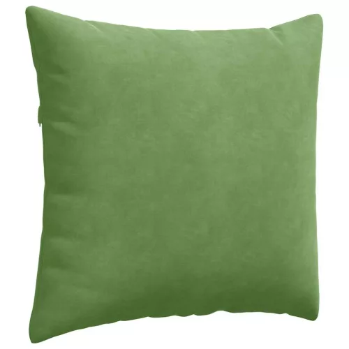 Kanapé párnák 2 pcs Világos zöld 45 x 45 cm Bársonyos szövet