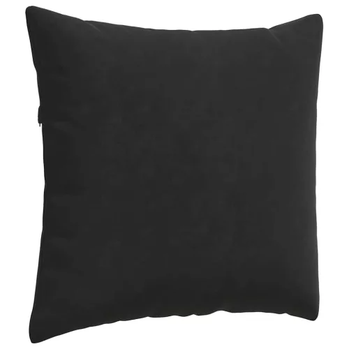 Kanapé párnák 2 pcs Fekete 45 x 45 cm Bársonyos szövet