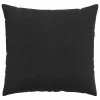 Kanapé párnák 2 pcs Fekete 45 x 45 cm Bársonyos szövet