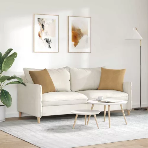 Kanapé párnák 2 pcs Barna 45 x 45 cm Bársonyos szövet