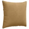 Kanapé párnák 2 pcs Barna 45 x 45 cm Bársonyos szövet