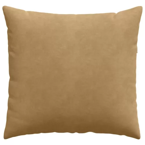 Kanapé párnák 2 pcs Barna 45 x 45 cm Bársonyos szövet