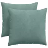Kanapé párnák 2 pcs Tengeri Zöld 45 x 45 cm Bársonyos szövet