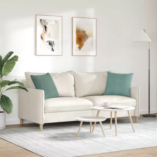Kanapé párnák 2 pcs Tengeri Zöld 45 x 45 cm Bársonyos szövet