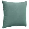 Kanapé párnák 2 pcs Tengeri Zöld 45 x 45 cm Bársonyos szövet
