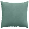 Kanapé párnák 2 pcs Tengeri Zöld 45 x 45 cm Bársonyos szövet