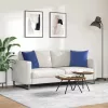 Kanapé párnák 2 pcs Rendőrségi kék 45 x 45 cm Bársonyos szövet