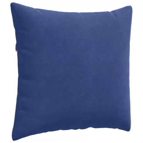 Kanapé párnák 2 pcs Rendőrségi kék 45 x 45 cm Bársonyos szövet