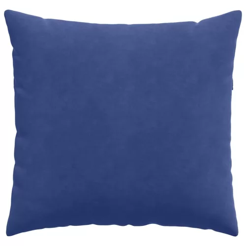 Kanapé párnák 2 pcs Rendőrségi kék 45 x 45 cm Bársonyos szövet