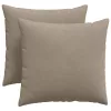 Kanapé párnák 2 pcs Tópszínű 45 x 45 cm szövet