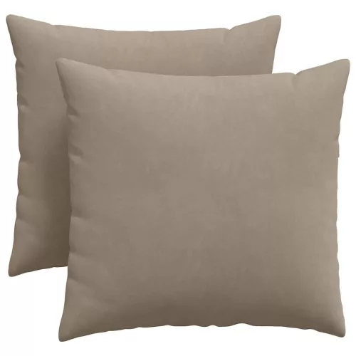Kanapé párnák 2 pcs Tópszínű 45 x 45 cm szövet