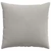 Kanapé párnák 2 pcs Világosszürke 45 x 45 cm szövet