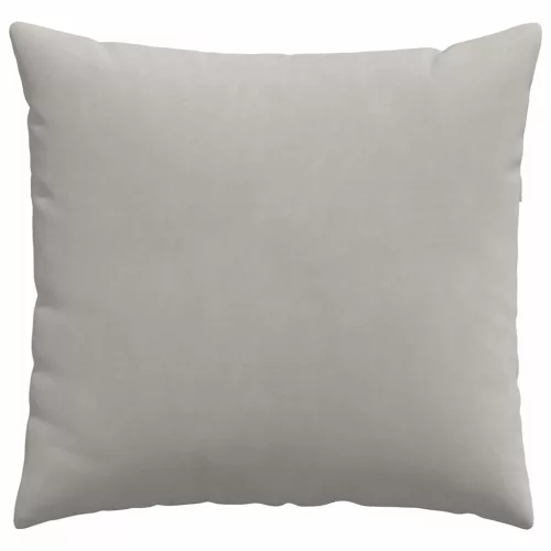 Kanapé párnák 2 pcs Világosszürke 45 x 45 cm szövet
