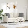 Kanapé párnák 2 pcs Sötétszürke 45 x 45 cm szövet
