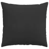 Kanapé párnák 2 pcs Fekete 45 x 45 cm szövet