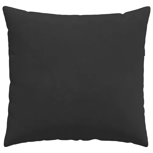Kanapé párnák 2 pcs Fekete 45 x 45 cm szövet