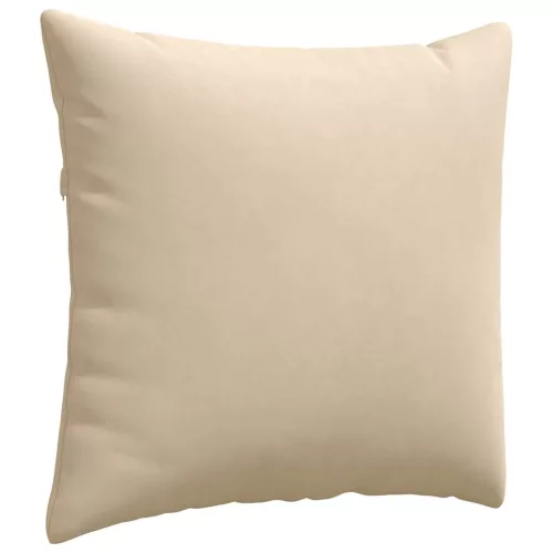 Kanapé párnák 2 pcs Krém 45 x 45 cm szövet