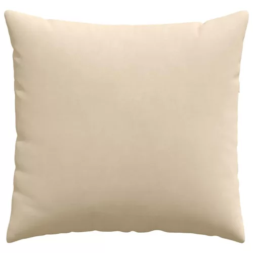 Kanapé párnák 2 pcs Krém 45 x 45 cm szövet