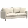 Kanapé párnák 2 pcs Bézs 45 x 45 cm szövet
