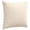 Kanapé párnák 2 pcs Bézs 45 x 45 cm szövet
