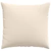 Kanapé párnák 2 pcs Bézs 45 x 45 cm szövet