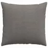 Kanapé párnák 2 pcs Világosszürke 45 x 45 cm Bársonyos szövet