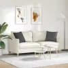 Kanapé párnák 2 pcs Sötétszürke 45 x 45 cm Bársonyos szövet