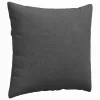 Kanapé párnák 2 pcs Sötétszürke 45 x 45 cm Bársonyos szövet