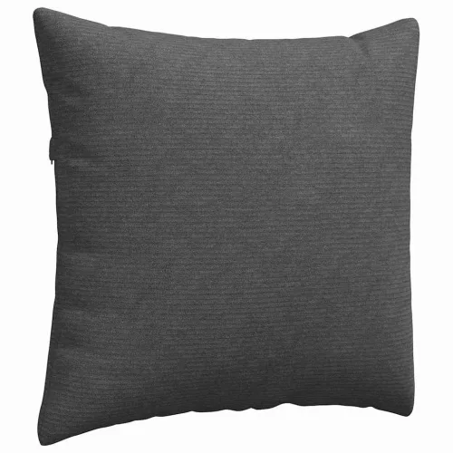 Kanapé párnák 2 pcs Sötétszürke 45 x 45 cm Bársonyos szövet