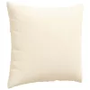 Kanapé párnák 2 pcs Krém 45 x 45 cm Bársonyos szövet