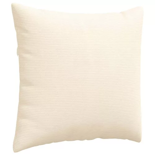 Kanapé párnák 2 pcs Krém 45 x 45 cm Bársonyos szövet