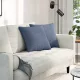 Kanapé párnák 2 pcs Kék 45 x 45 cm Bársonyos szövet