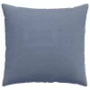 Kanapé párnák 2 pcs Kék 45 x 45 cm Bársonyos szövet