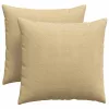 Kanapé párnák 2 pcs Szürke zöld 45 x 45 cm Bársonyos szövet