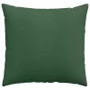 Kanapé párnák 2 pcs Sötétzöld 45 x 45 cm Bársonyos szövet
