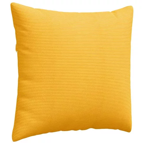 Kanapé párnák 2 pcs Világos sárga 45 x 45 cm Bársonyos szövet