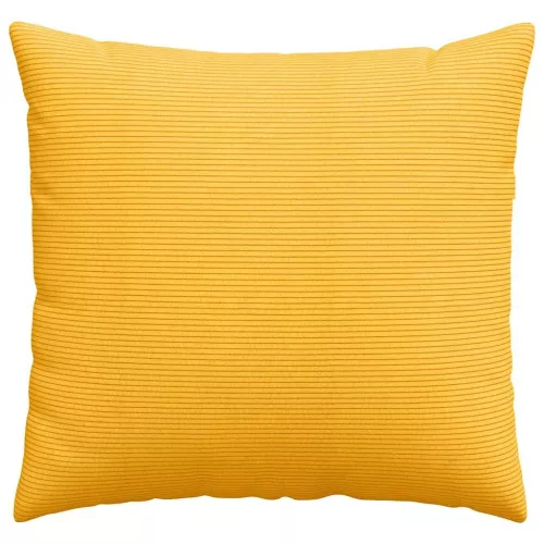 Kanapé párnák 2 pcs Világos sárga 45 x 45 cm Bársonyos szövet