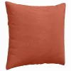 Kanapé párnák 2 pcs Piros Narancs 45 x 45 cm Bársonyos szövet