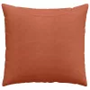Kanapé párnák 2 pcs Piros Narancs 45 x 45 cm Bársonyos szövet
