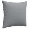 Kanapé párnák 2 pcs Világosszürke 50 x 50 cm szövet