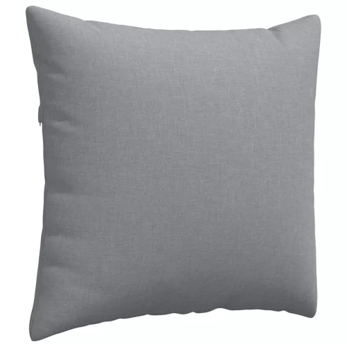 Kanapé párnák 2 pcs Világosszürke 50 x 50 cm szövet