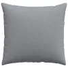 Kanapé párnák 2 pcs Világosszürke 50 x 50 cm szövet