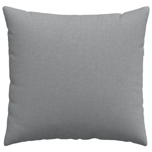 Kanapé párnák 2 pcs Világosszürke 50 x 50 cm szövet