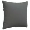Kanapé párnák 2 pcs Sötétszürke 50 x 50 cm szövet