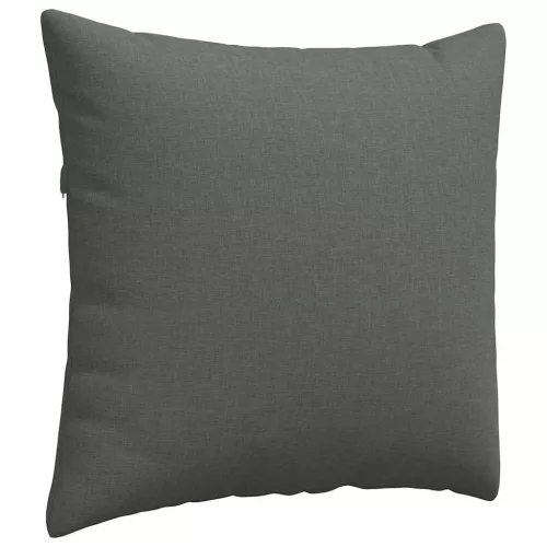 Kanapé párnák 2 pcs Sötétszürke 50 x 50 cm szövet