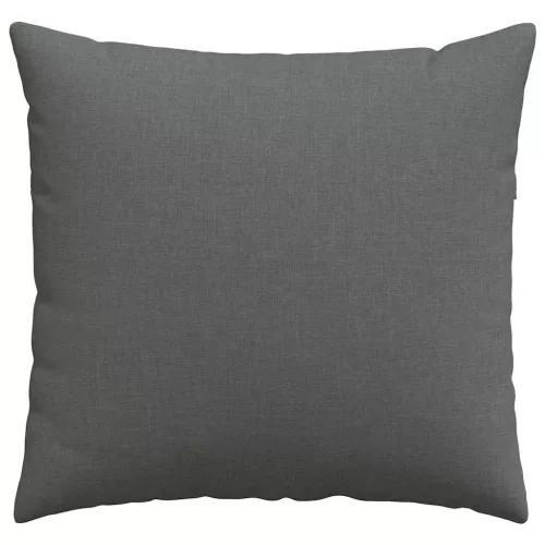 Kanapé párnák 2 pcs Sötétszürke 50 x 50 cm szövet