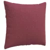 Kanapé párnák 2 pcs Bordó 50 x 50 cm szövet