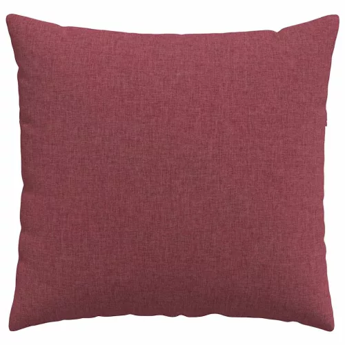 Kanapé párnák 2 pcs Bordó 50 x 50 cm szövet